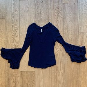Free People Intimately Bell Sleeve Sweater